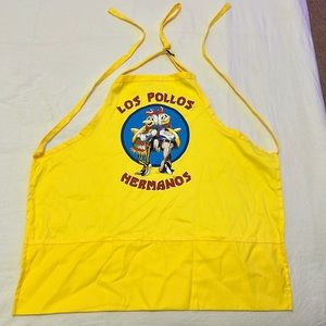 Breaking Bad Yellow Los Pollos Hermanos Novelty Apron - One Size Fits Most